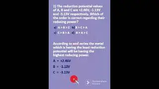 Reducing Power Of Metals|Electrochemical Series |Shorts|ajr chemistry
