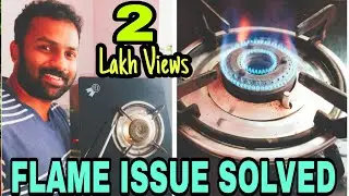 Simple Gas stove Repair Techniques in Malayalam| Flame Issue-Repair and Cleaning| ഗ്യാസ്സ്റ്റോവ് Tip