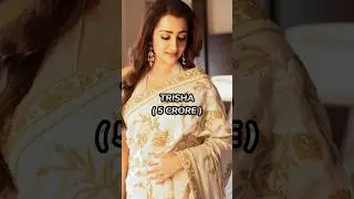 Top 10 highest paid south indian actress 2023 🤑 #shorts