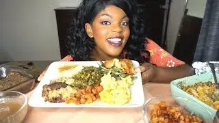THANKSGIVING MUKBANG SPECIAL (EATING SHOW) | KETO SOUL FOOD | KEILA KETO