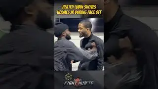 HEATED Erickson Lubin SHOVES Holmers JR & near BRAWL BREAKS OUT