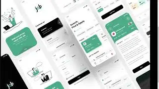 JQB - Job Finding App Figma UI Template job portal mobile