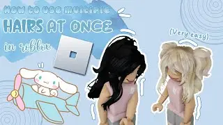 How to use multiple hairs at once in roblox!! (btroblox extension)