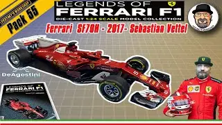 ЛЕГЕНДЫ FERRARI F1 - ДеАгостини - Пакет 55 - Ferrari SF70H - 2017 - Себастьян Феттель