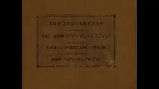 Chief Justice Holt - who was he?