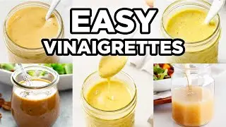 5 Easy Vinaigrette Recipes | Salad Dressing Recipes by MOMables