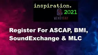 Регистрация на ASCAP или BMI, SoundExchange и MLC &mdash; ВДОХНОВЕНИЕ 2021