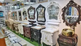 Luxurious Sanitary Item || কমদামে বাংলাদেশের সেরা Stone Basin Cabinet Set Cheap Price in BD