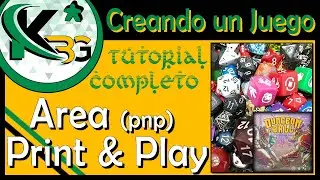 ✂Creando un Juego de Cero✂ |  Tutorial | ✂ Area Print and Play ✂