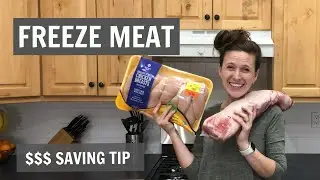 How to Freeze Meat // Frugal Living Tip