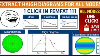 FEMFAT Guide: Extract Haigh Diagram & SN curve for all nodes during fatigue analysis