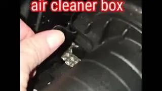 How to Replace Kia Picanto GTLine (2019) engine air cleaner.