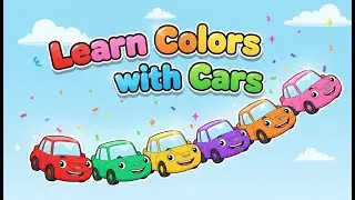 Learn Colors with Cars | Colorful Car Parade for Kids