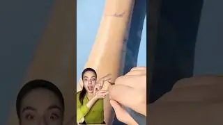 Does this tattoo cover REALLY work?! 😳🫣 #shorts #makeup #tattoo