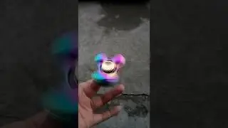 Fidget Spinner iridescent original titanium rainbow B368 authentic