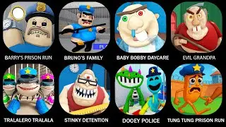 roblox: BARRY’S PRISON RUN, BRUNO’S FAMILY PRISON RUN, BABY BOBBY DAYCARE OBBY, TUNG TUNG SAHUR OBBY