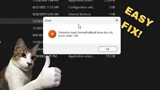 How to Fix Failed to Load OnlineFix64.dll from the List. Error code:126 | 2025