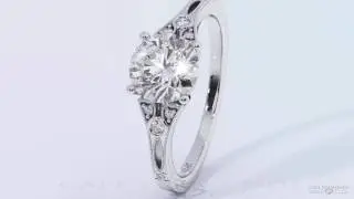 The Unique Antique White Gold Diamond Engagement Rings - Cape Diamonds
