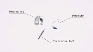 How to replace the receiver on a Phonak Aud&eacute;o M hearing aid