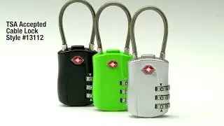 TSA Accepted Cable Lock  #13112