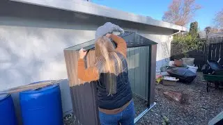 Putting Up the New Garden Shed! :: Organizing the Garden and Getting Ready for Spring!