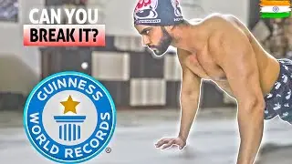 Most Push Ups In 30 Seconds (WORLD RECORD) | Saheb Singh | Browney | #30SecondsPushupChallenge