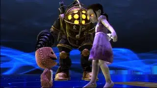 Playstation  All-Stars Battle Royale  Sackboy vs Big Daddy   .