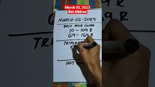 Guide & Hot Number | March 02, 2023 | #swertreslotto #swertres #stl