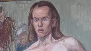 Standing Male nude naked pastel drawing by Oscar Estevez South Harrow art drawn from life
