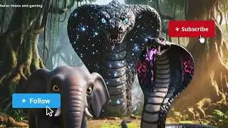 Wild Elephant Saved by MIRACLE in Jungle Encounter with Deadly Cobra and Divine Serpent 🐘🐍#ytvideos 