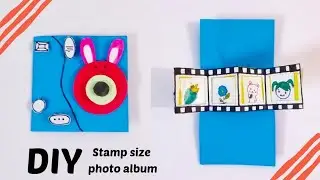 Special Homemade Photo Album Idea | Easy Photo Album making at home | Use stamp size photo easily