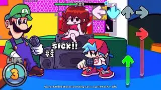 Funky Factory Song In Super Funkin Galaxy v2 FNF Mod