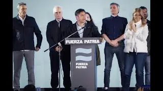 Kicillof habl&oacute; con la militancia en el b&uacute;nker de Fuerza Patria