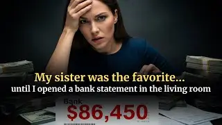 My sister was the favorite… until I opened a bank statement in the living room...