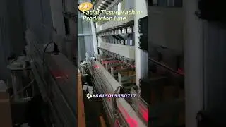 Super nice fully V interfolded facial tissue machine production line from folding to packing machine
