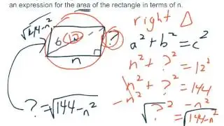 Rectangle Inscribed in a Circle