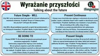 Formy wyrażania przyszłości po angielsku - Future Simple WILL, BE GOING TO, Present Continuous