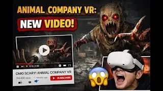 We tried to survive 1 night in Animal Company VR&hellip; FAILED #animalcompany