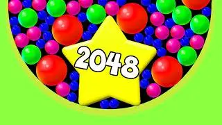 Bounce Merge 2048 — Latest Update! Soothing ASMR Gameplay
