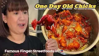 One Day Old Deep Fried Chicks | Famous finger Pinoy Streetfoods | Hate na hate nila pero SARAP pala.
