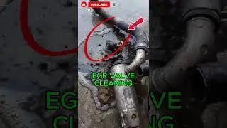 EGR VALVE CLEANING  #automobile #automotivetools #mechanic