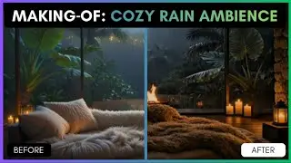 Building a Rainy Jungle Cabin Ambience &ndash; The Full Cozy Scene Creation Process