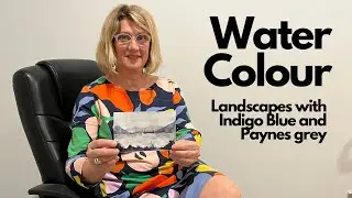 Water Colour Techniques - Indigo Blue and Paynes Grey