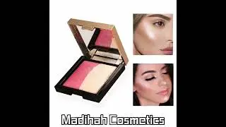 MADIHAH Private Label Professional Blush Palette Factory,Waterproof Compact Powder Blusher Vendors