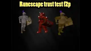 Runescape: Trust trading f2p - Al3ksas