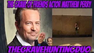 The grave of actor Matthew Perry 