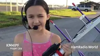 KM4IPF Excitedly Talks About Her First Fox 1A AO 85 OSCAR Satellite QSO HD