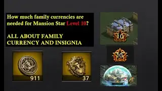 Cost to Mansion Star to LEVEL 10, Family currency and family insignia EXPLAINED [The Grand Mafia]