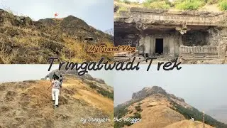 My First Trek - Tringalwadi Fort Adventure with Caves, Temple & a Grandpa with Dogs!