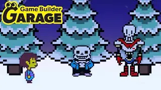 Undertale Recreated in Game Builder Garage